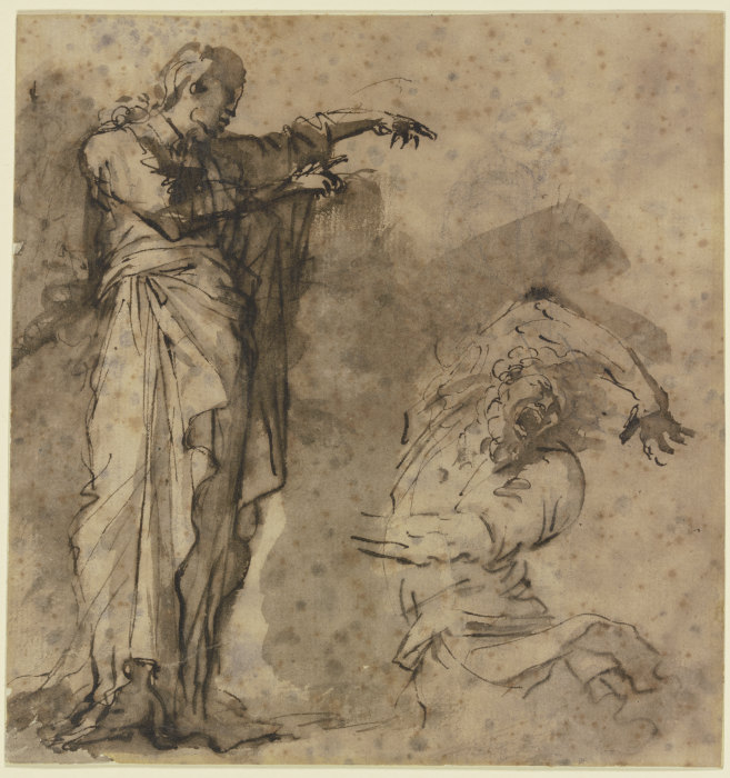 Christus heilt einen Besessenen from Salvator Rosa