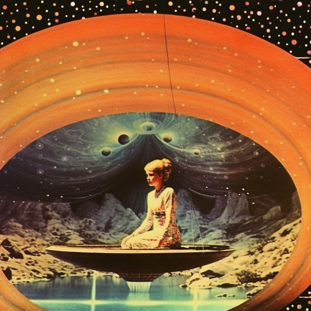 Ringe aus Orange - Weltraumcollage from Samantha Hearn
