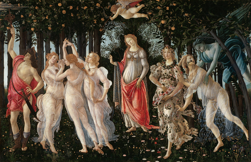 Der Frühling from Sandro Botticelli