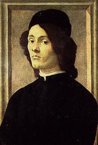 Bildnis eines jungen Mannes. from Sandro Botticelli