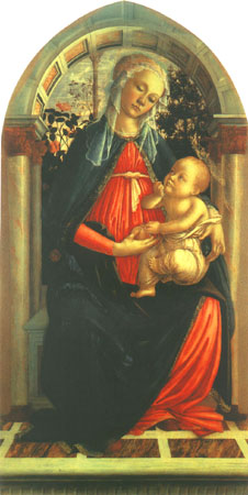 Madonna im Rosenhag from Sandro Botticelli