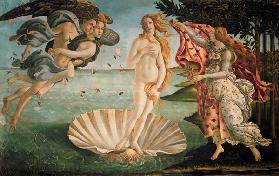 Die Geburt der Venus (Auch die Schaumgeborene oder La nascita de Venere) 1485