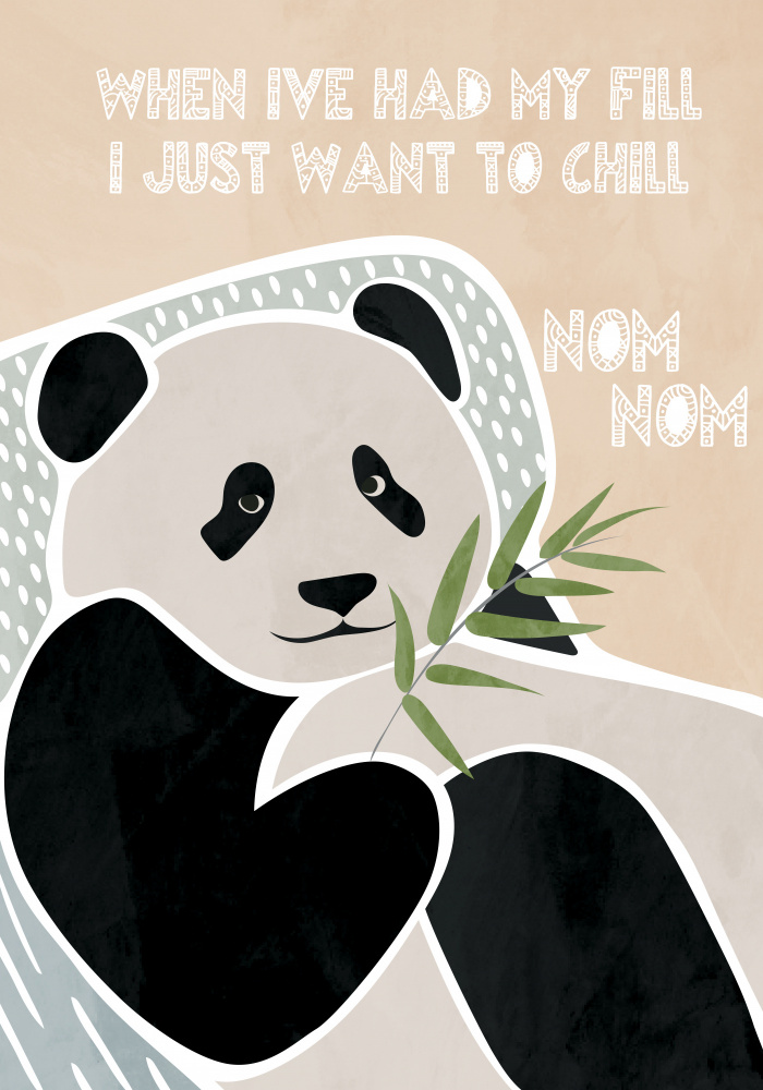 Panda-Typografie für Kinder from Sarah Manovski