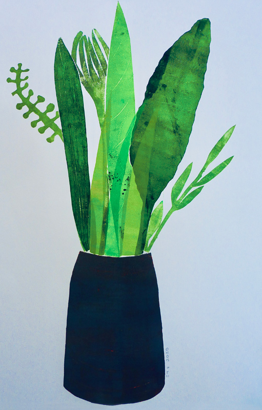 vase of leaves from Sarah Thompson-Engels