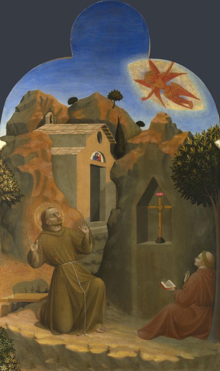 The Stigmatisation of Saint Francis (From Borgo del Santo Sepolcro Altarpiece) from Sassetta