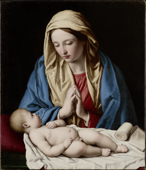 Maria, das Kind anbetend from Sassoferrato (Giovanni Battista Salvi)
