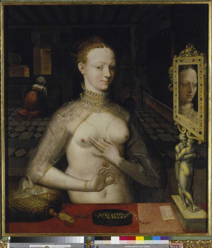 Diane de Poitiers. from Schule von Fontainebleau