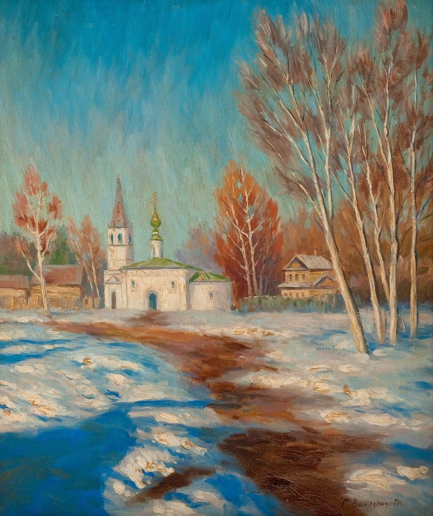 Spring Landscape from Sergej Arsenjewitsch Winogradow