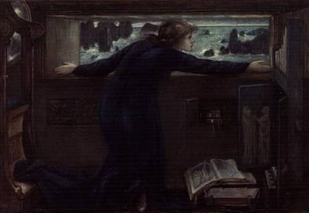 Dorigen of Bretaigne longing for the Safe Return of her Husband from Sir Edward Burne-Jones