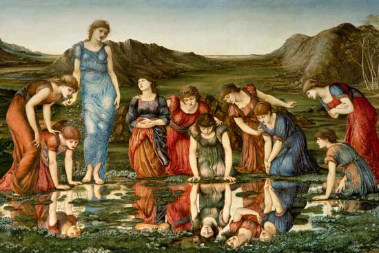 Der Spiegel der Venus (Ausschnitt) from Sir Edward Burne-Jones