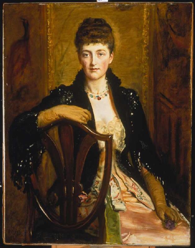Bildnis der Alice Sophia Caroline Wortley. from Sir John Everett Millais