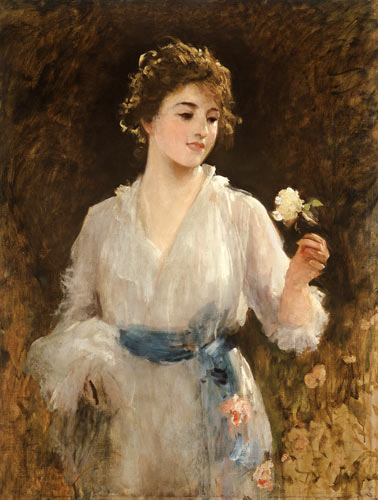 Die gelbe Rose from Sir Samuel Luke Fildes