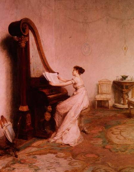 'Music when soft voices die, vibrates in the memory' from Sir William Quiller Orchardson