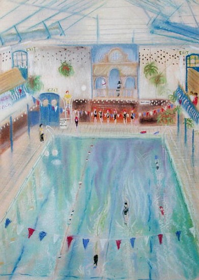Chelsea Swimming Baths, 1997 (pastel on paper)  from Sophia  Elliot