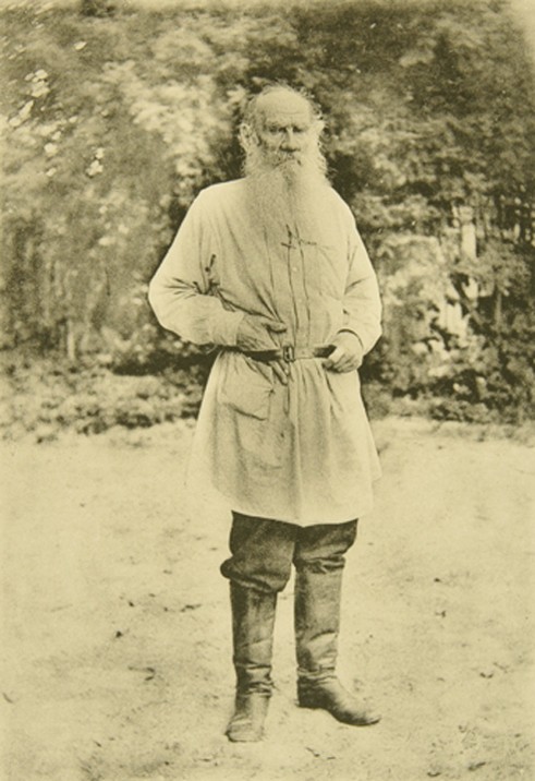 Leo Tolstoy in Yasnaya Polyana from Sophia Andreevna Tolstaya