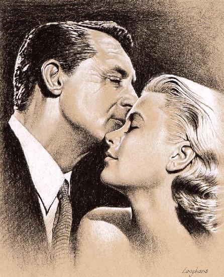 Grace Kelly und Cary Grant