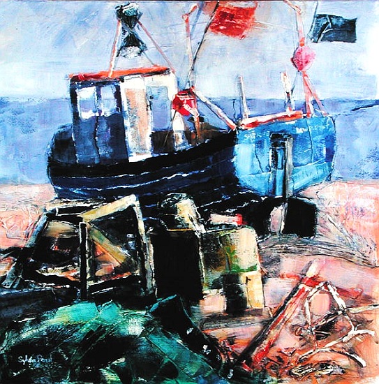 Fishing Boat on the Beach, Aldeburgh from Sylvia  Paul