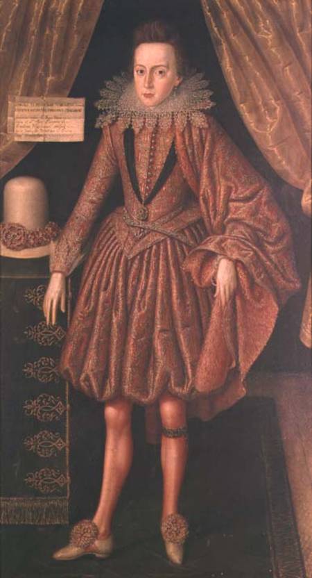 Charles I as Prince of Wales from the Elder Peake