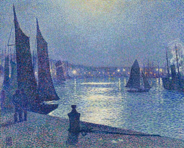 Mondnacht in Boulogne from Theo van Rysselberghe