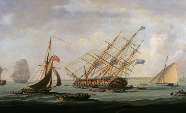 The Sinking of the Royal George from Thomas Buttersworth