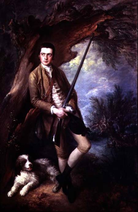 William Poyntz of Midgham and his Dog Amber from Thomas Gainsborough