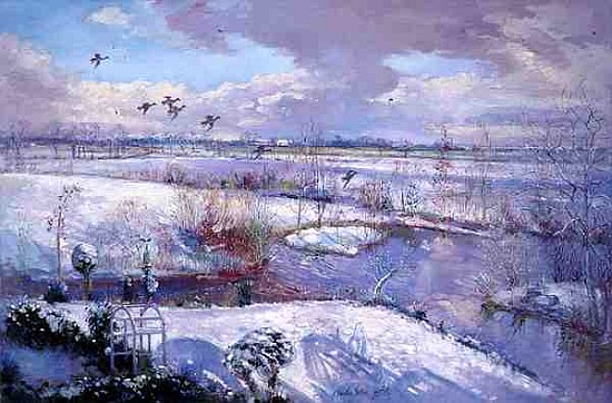 Flight Down, 1993 (oil on canvas)  from Timothy  Easton