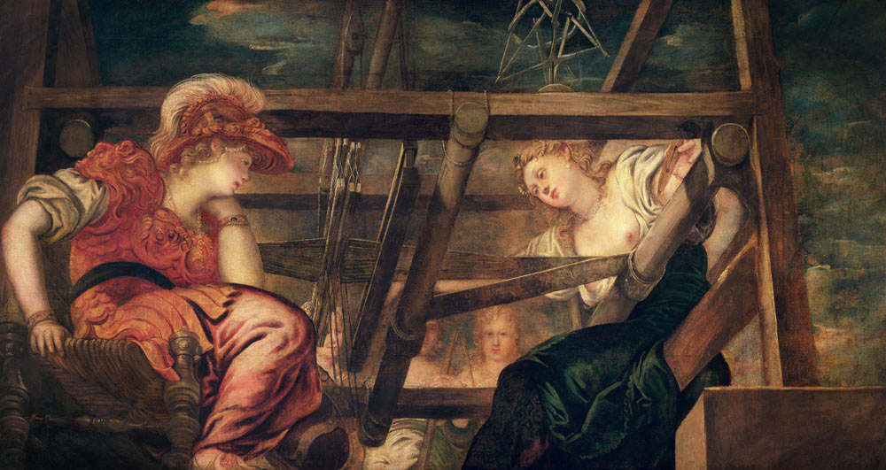 Athene and Arachne from Tintoretto (eigentl. Jacopo Robusti)