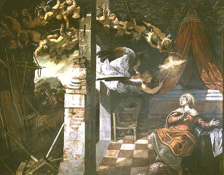 The Annunciation from Tintoretto (eigentl. Jacopo Robusti)