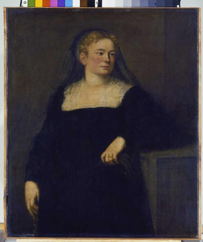Bildnis einer Dame in Trauer (Frühwerk) from Tintoretto (eigentl. Jacopo Robusti)