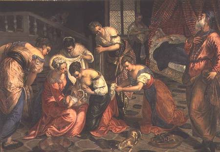 The Birth of St. John the Baptist from Tintoretto (eigentl. Jacopo Robusti)