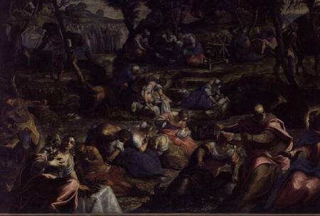 The Miraculous Fall of Manna from Tintoretto (eigentl. Jacopo Robusti)