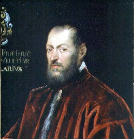 Portrait of Andrea Frizier, Grand Chancellor of Venice from Tintoretto (eigentl. Jacopo Robusti)