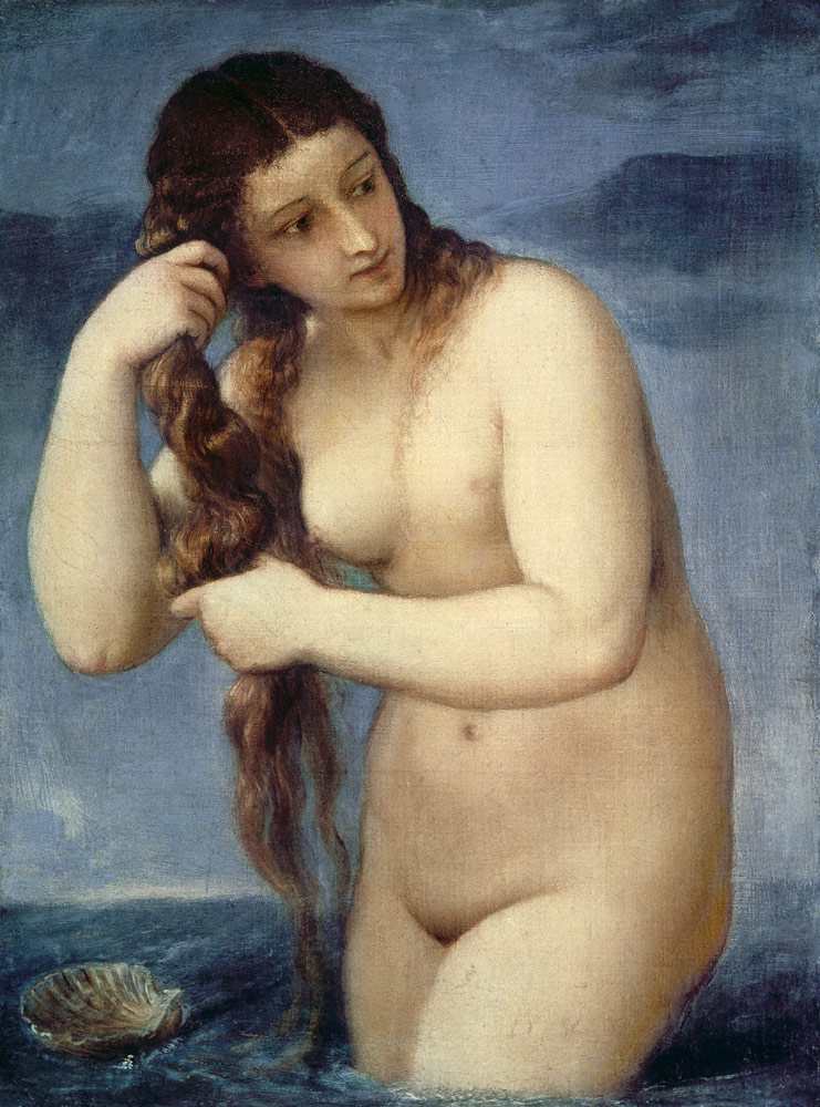 Venus Anadyomene from Tizian (eigentl. Tiziano Vercellio)