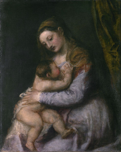 The Virgin and Child, c.1570-76 from Tizian (eigentl. Tiziano Vercellio)