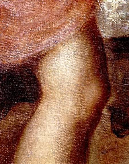 The Death of Actaeon, detail of Diana's knee from Tizian (eigentl. Tiziano Vercellio)