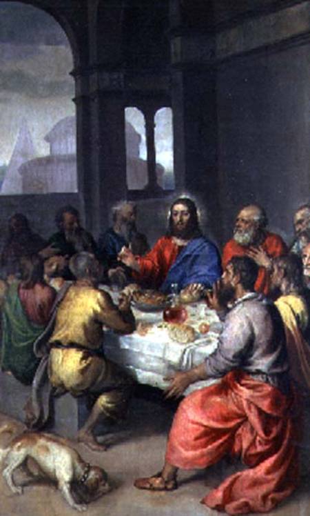 The Last Supper from Tizian (eigentl. Tiziano Vercellio)