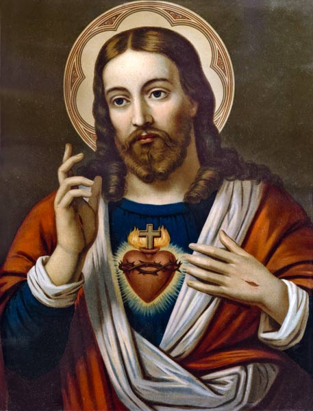 Herz-Jesu-Bild from (um 1900) Anonym