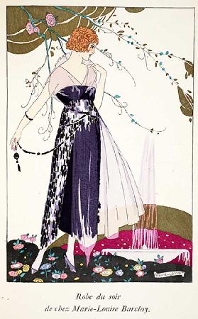 Abendkleid von Marie-Louise Barclay, 1919-21