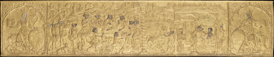 Front einer Hochzeitstruhe (Cassone) from Umbrischer Meister des 15. Jahrhunderts (Giovanni di Tommasino Crivelli?)