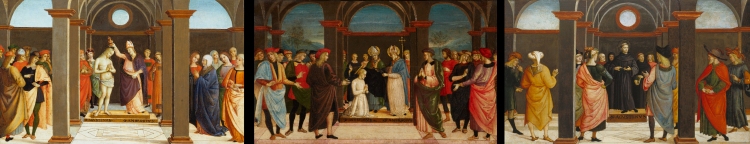 Szenen aus dem Leben des heiligen Augustinus from Umbrischer Meister um 1500