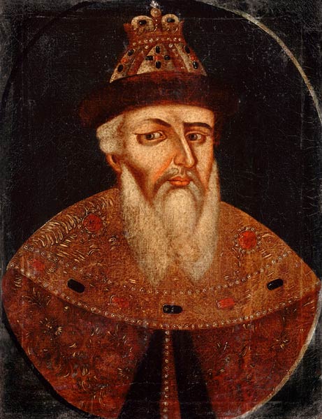 Portrait of the Tsar Ivan IV the Terrible (1530-1584) from Unbekannter Künstler