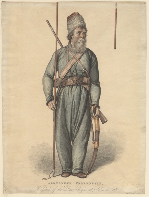Alexander Zemlyanukhin, cossack of the Don Regiment from Unbekannter Künstler