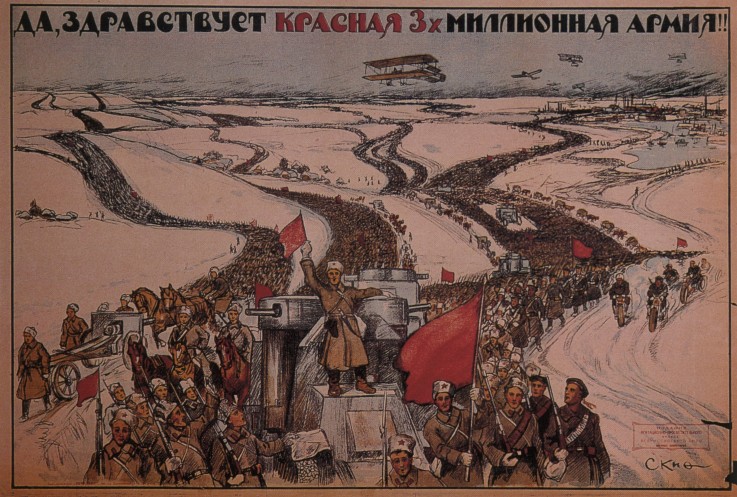 Long Live the Three-million Man Red Army! from Unbekannter Künstler
