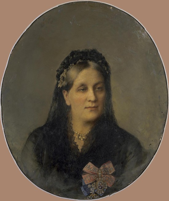 Portrait of Princess Maria Alexandrovna Dolgorukaya, née Apraxina (1816-1892) from Unbekannter Künstler