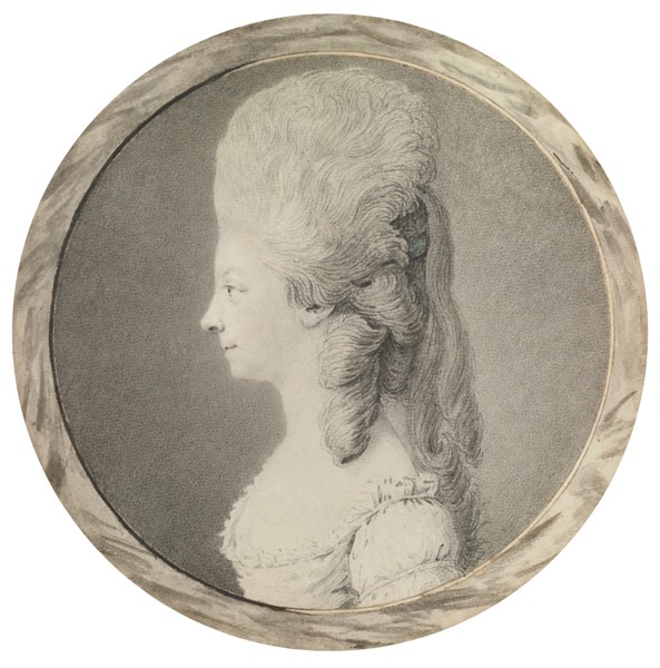 Portrait of Marie Louise of Savoy (1749-1792), Princess of Lamballe from Unbekannter Künstler