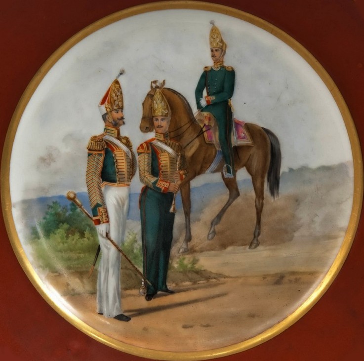 Russian Grenadiers (Plate) from Unbekannter Künstler