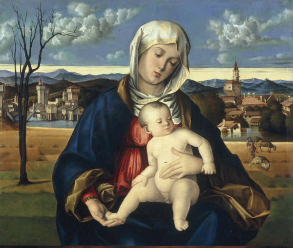 Venezianisch 16.Jh., Maria mit Kind from Venezianisch