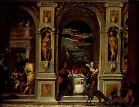 Lazarus an der Tafel des reichen Mannes. from Veronese (Nachfolge), Paolo
