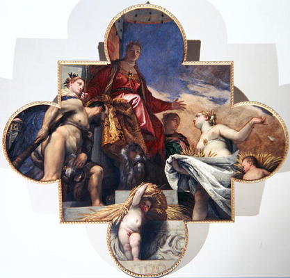 Venus Receiving Gifts from Hercules and Ceres, c.1576-78 (oil on canvas) from Veronese, Paolo (eigentl. Paolo Caliari)