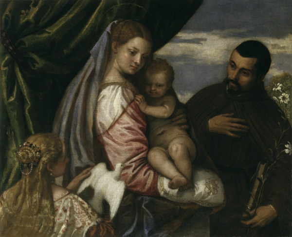 P.Veronese, Mary with Child a.M.Spaventi from Veronese, Paolo (eigentl. Paolo Caliari)